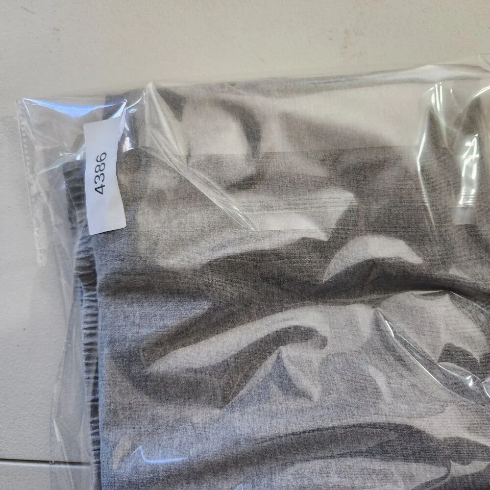 Tommy Hilfiger Pants Mens Large Grey Lounge Straight Leg Athletic Baseball